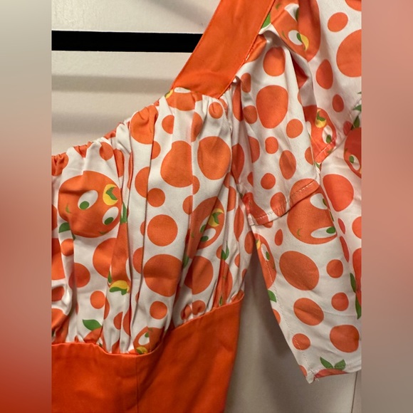 Disney Parks Collectible Little Orange Bird Dress with Custom Bell Sleeves NEW - Picture 8 of 9